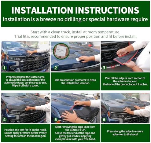 Hood Protector for Toyota Tundra and Sequoia 2022-2025