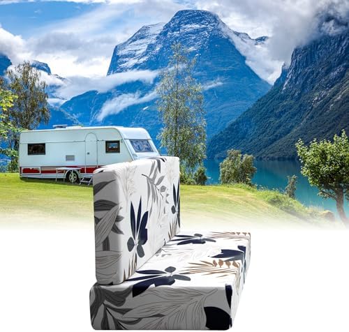 FUANGUI RV Dinette Cushion Covers Stretchable Camper Seats Replacement Washable Furniture Protector