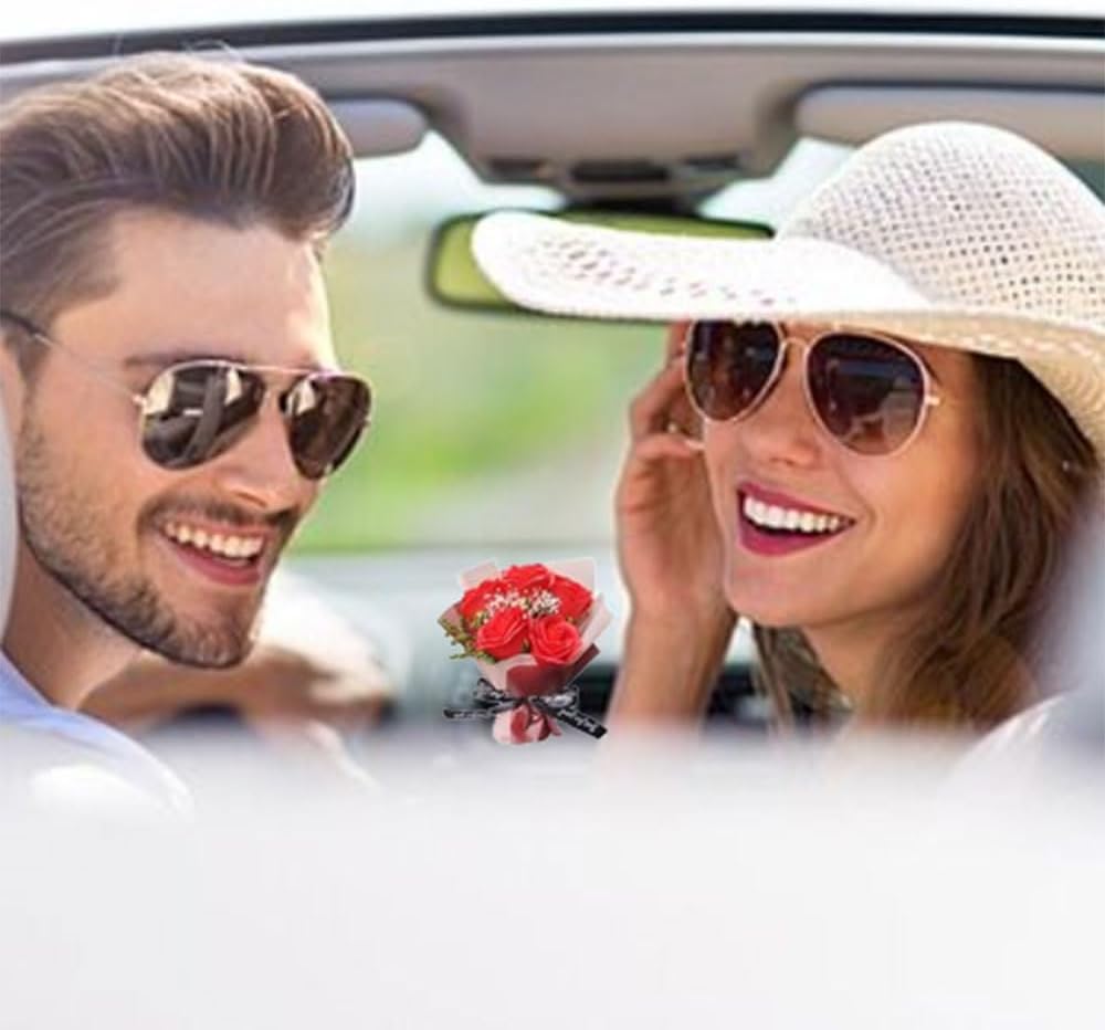 Car Flower Bouquet Air Freshener Vent Clip 1