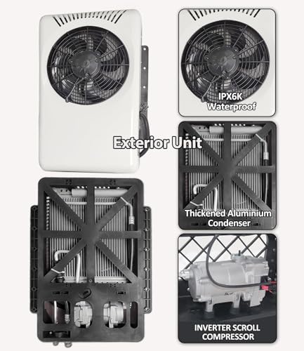 Mieligo 12V Mini Split Air Conditioner 8500BTU