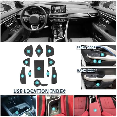 2025 Acura ADX Door Slot Mats 11PCS Set