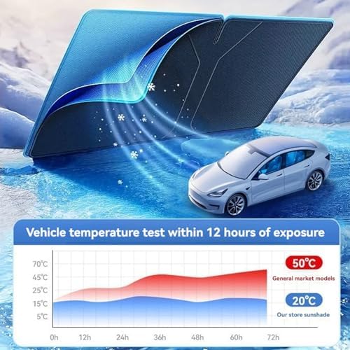 AuyNeas Windshield Sunshade for Ford Maverick 2022-2025