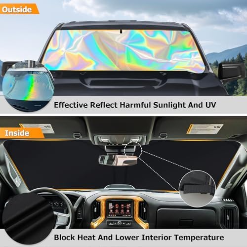 Bestview Windshield Sun Shade for Nissan Frontier 2006-2021