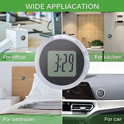 DDSKY Waterproof Motorcycle Digital Clock 4-Pack 11 Inch Diameter