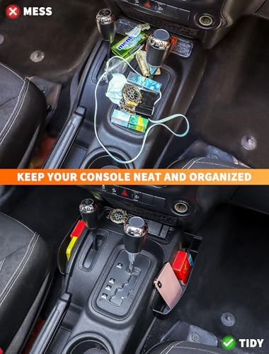 Savadicar GT-3 JK Shifter Storage Box Black