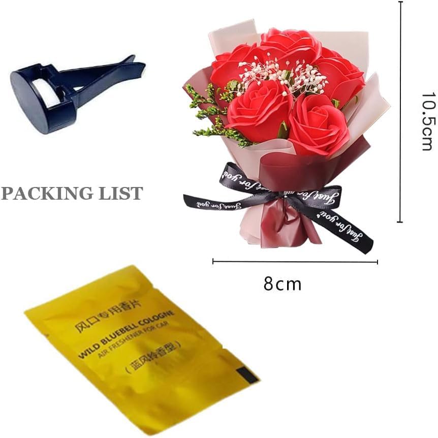 Car Flower Bouquet Air Freshener Vent Clip 1