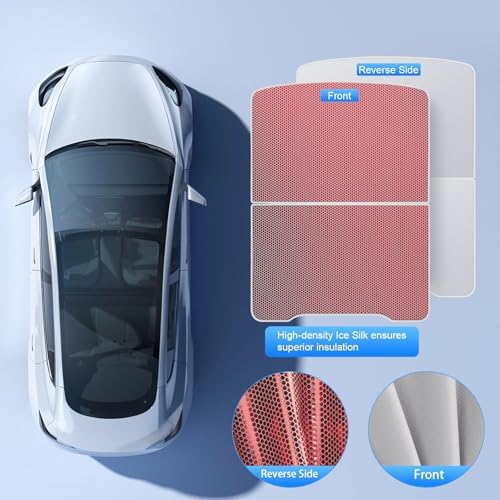 Topfit New Model Y Roof Sunshade Heat Insulating UV Protective