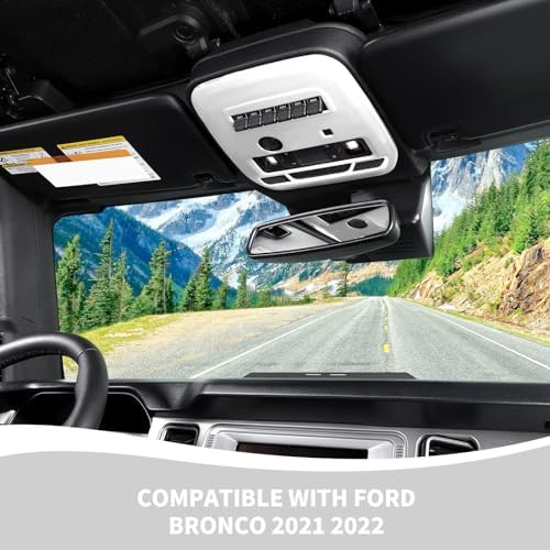 RAZPOY Bronco Front Reading Light Panel Trim Cover - White