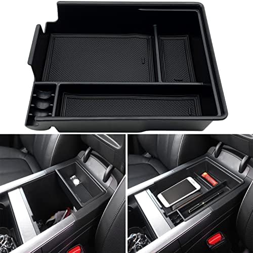 EVTIME Center Console Organizer for Hyundai Palisade 2020 2021 2022 Black