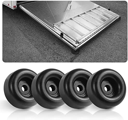 Trailer Ramp Door Rubber Bumpers 4 Pcs Black