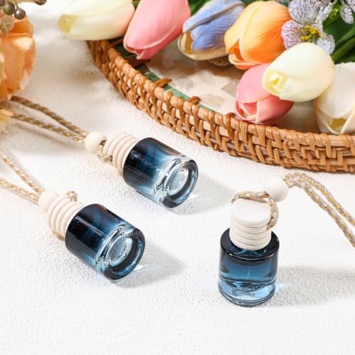 50 Pcs Cylinder Glass Air Freshener Bottles