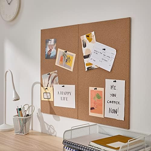 IKEA FLNSA Memo Board With Pins 52x33cm Cork