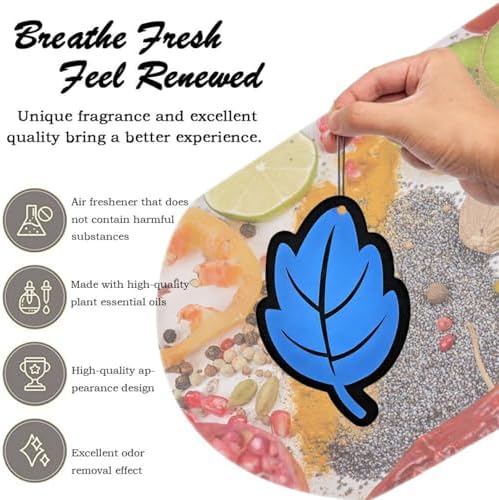 Leaf Shape Car Air Freshener Decor 6 Pcs