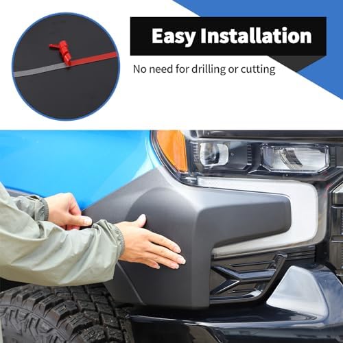 Voodonala Chevy Silverado ZR2 Front Hood Cowl Body Armor Matte Black