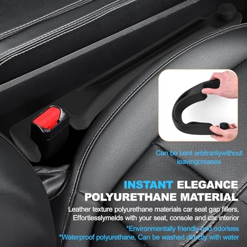 Car Seat Gap Filler Set of 2 Universal Fit for Most Cars