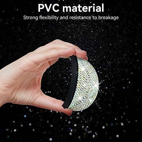 SINGARO Bling Cup Holder Coasters for Car 2PCS