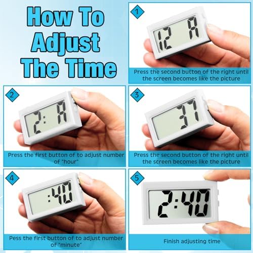 Frienda 3 Piece Mini Digital Clock Set