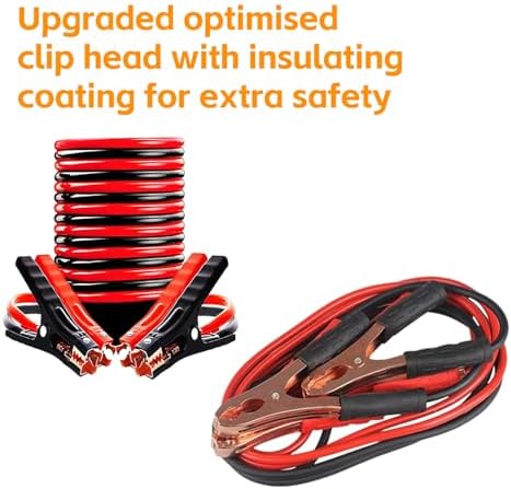 Car Emergency Kit with Jumper Cables and Safety Tools