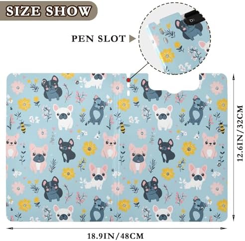 Cute Cartoon Dogs Clipboard Folder A4 Foldable