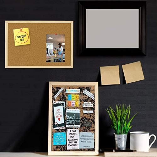 OWLKELA Cork Board 146x11 Notice Pin Board