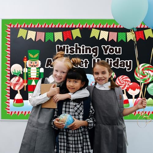 Glicholi Christmas Peppermint Bulletin Board Set