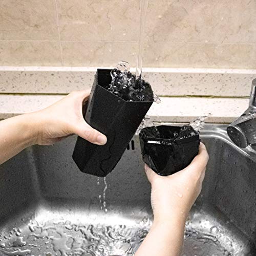 OUDEW Car Trash Can with 30 Detachable Bags