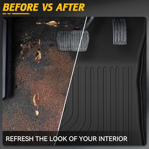 TIEZFUL Floor Mats Set for KIA K4 2025 Black