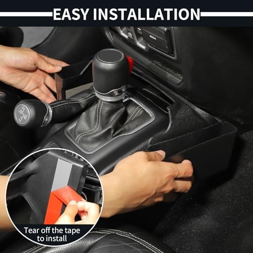 JWWY Gear Shift Storage Box for Jeep Wrangler JL JLU 4xe