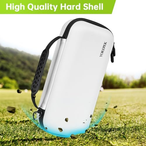 YOREPEK Golf Glove Case with Dividers and Shaper Black