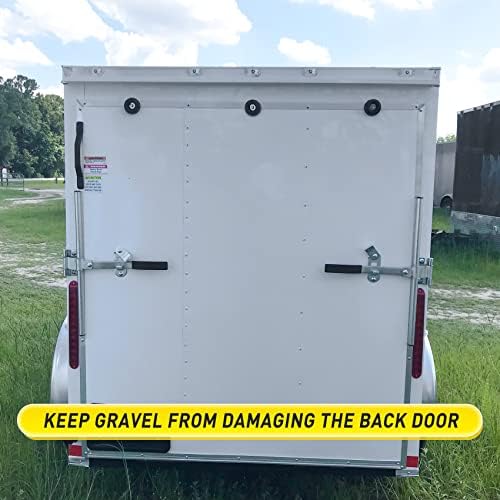 Trailer Ramp Door Rubber Bumpers 4 Pcs Black