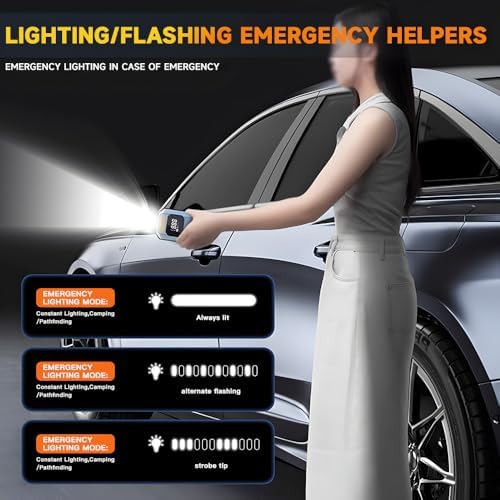 HAONINYUE 12V Emergency Starter with Air Compressor