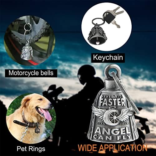 3 Pack Motorcycle Bell with Hanger Biker Accessories