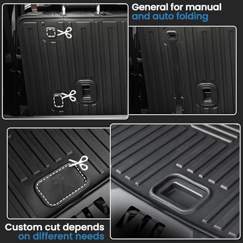 JOULARISE Ford Explorer Cargo Mat with Backrest 2020-2025