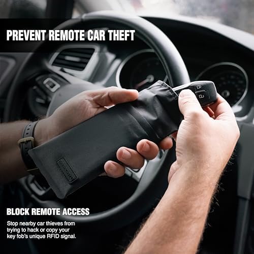 Faraday Key Fob Jacket RFID Shield Anti-Theft