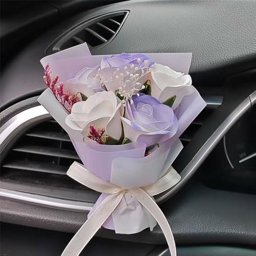 Car Flower Bouquet Air Freshener Vent Clip