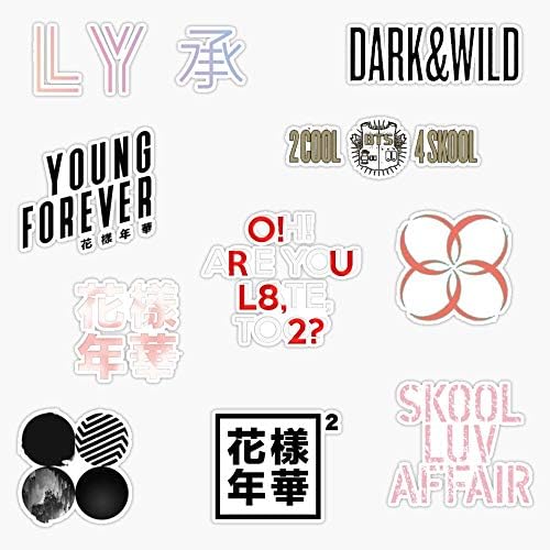 EMC Graphics BTS Album Artworks Vinyl Bumper Sticker 5