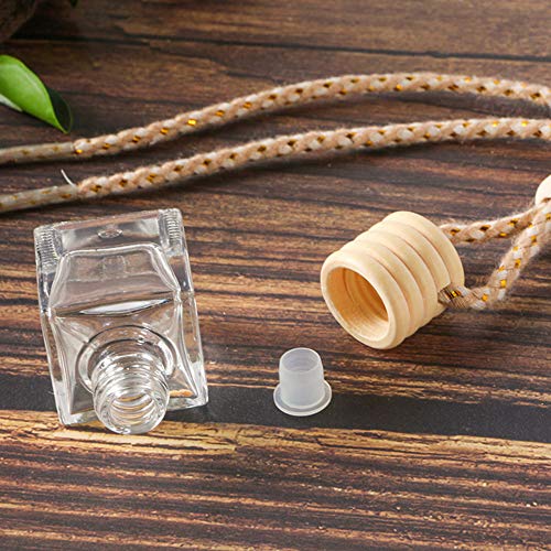 10 Packs Car Aromatherapy Diffuser Glass Bottles
