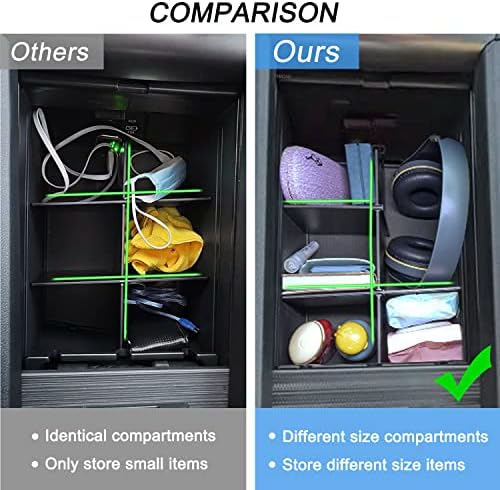 PIMCAR Center Console Organizer for Honda Pilot Ridgeline Passport