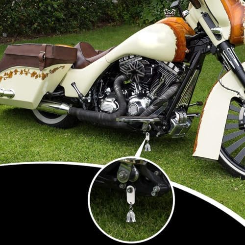 4Pcs Guardians Angel Motorcycle Bells with Stainless Steel Hanger