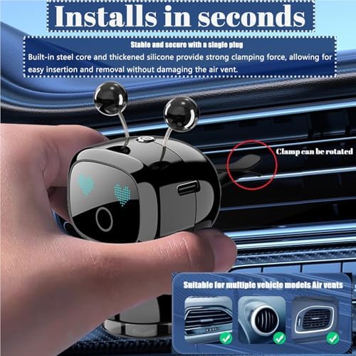 Robot Intelligent Aromatherapy Machine Smart Cute Robot Car Air Freshener V3