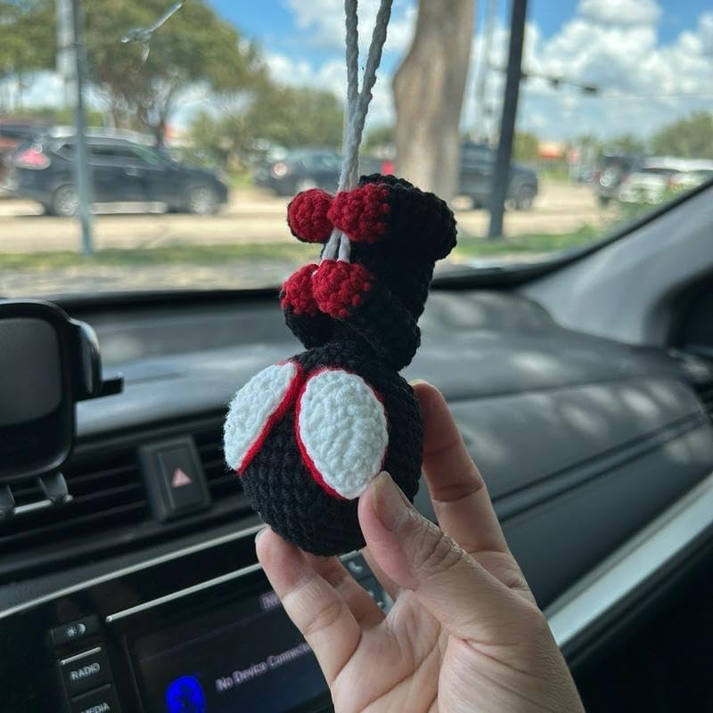 Crochet Spider Hanging for Car Mirrors
