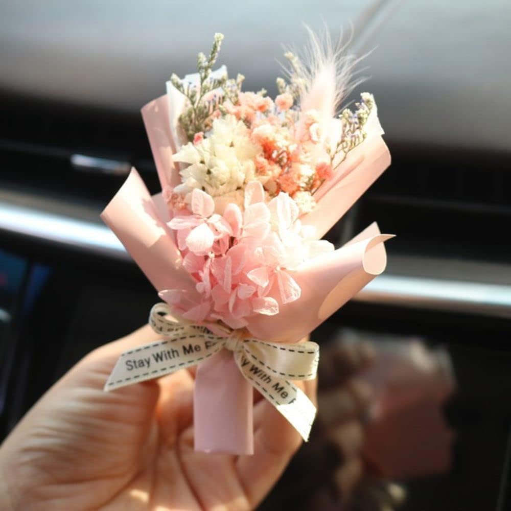 Mini Dried Flowers Car Air Vent Decor