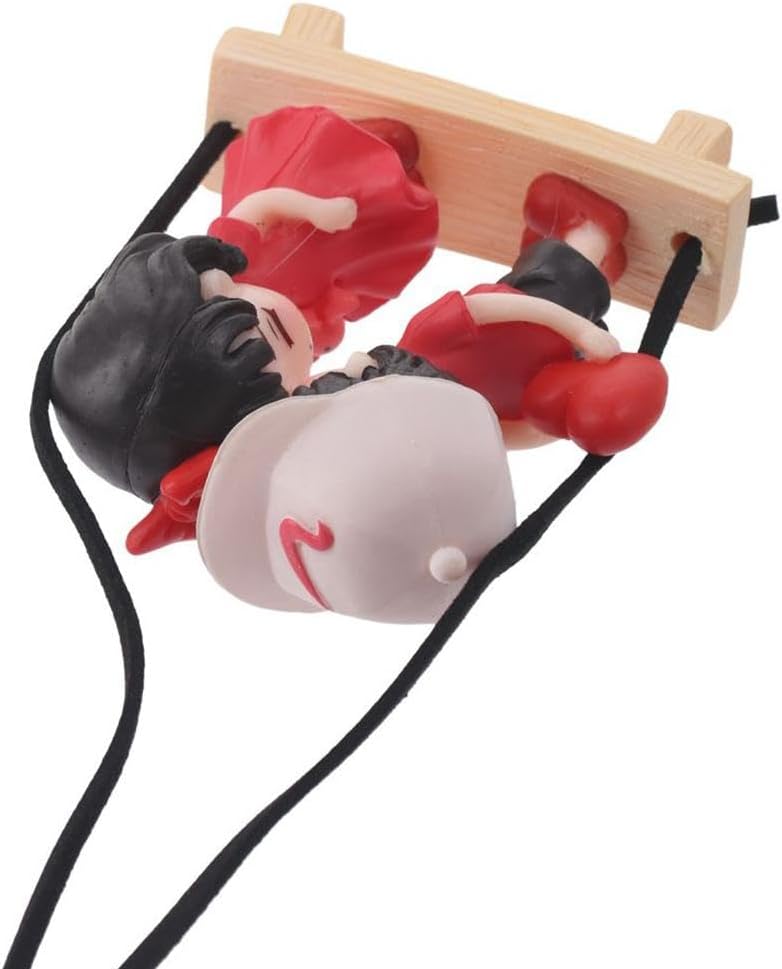 Cute Swinging Couple Car Hanging Pendant
