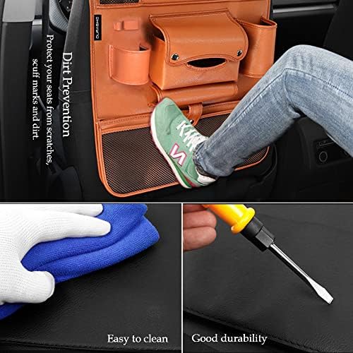 DurasikO Car Backseat Organizer with Foldable Table Tray