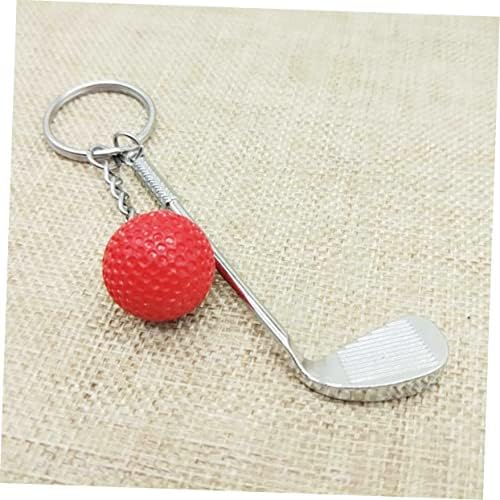 3pcs Golf Keychain Backpack Charms Durable Keyring Holders for Golf Lovers