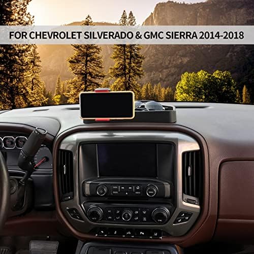 Chevy Silverado Dash Phone Holder Mount - Black