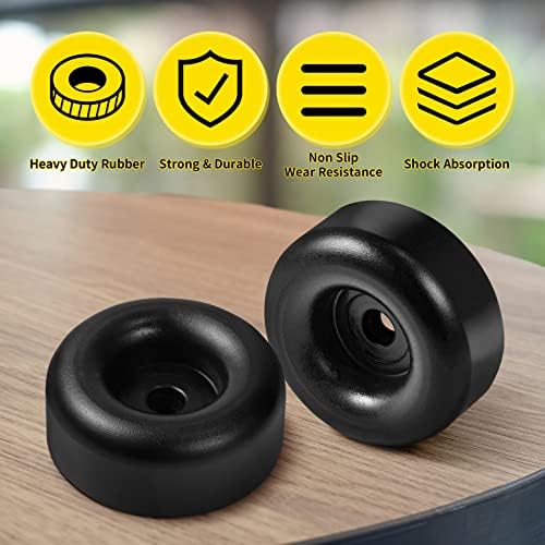 Trailer Ramp Door Rubber Bumpers 4 Pcs Black