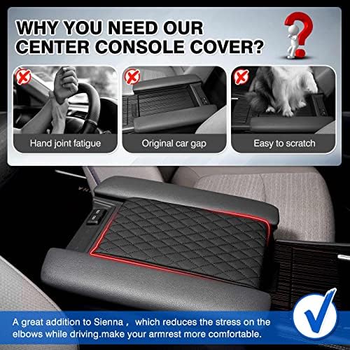 Autorder Center Console Cover for Toyota Sienna 2021-2025 2026