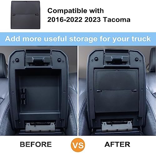 JKCOVER Hidden Box Organizer for Toyota Tacoma 2016-2023