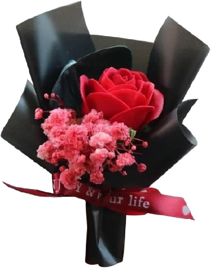 Galepromot Black Mini Dried Flower Bouquet Car Air Vent Clip